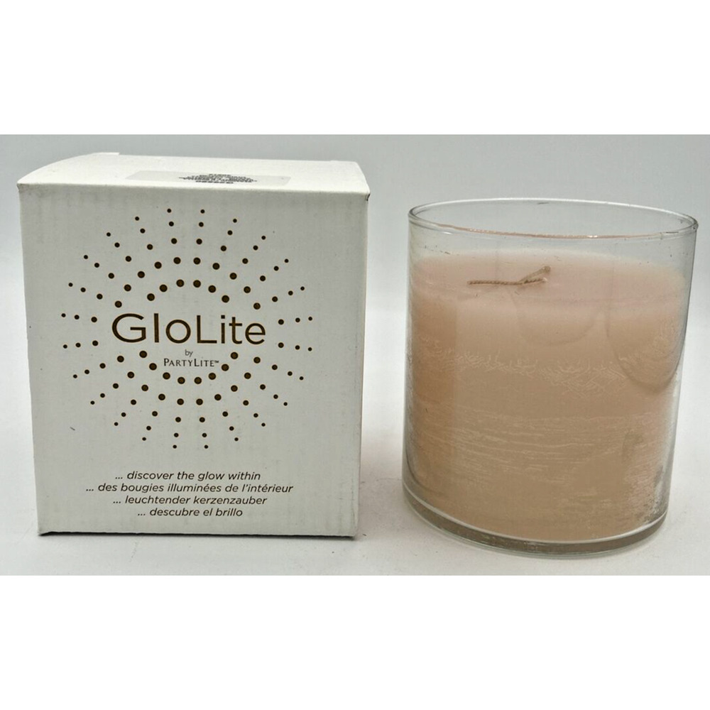 Partylite Glo-Lite Jar Geranium Citronella Candle New in Box P2E/G26560